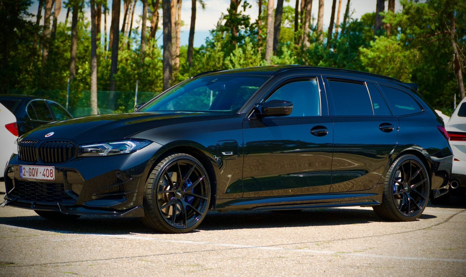 Bmw 330e Lci, Auto's, BMW, Achterwielaandrijving, 4 cilinders, Zwart, 5 deurs