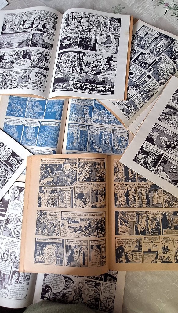 Strips Rode Ridder, Ophalen, Gelezen, Studio Vandersteen, Meerdere stripboeken