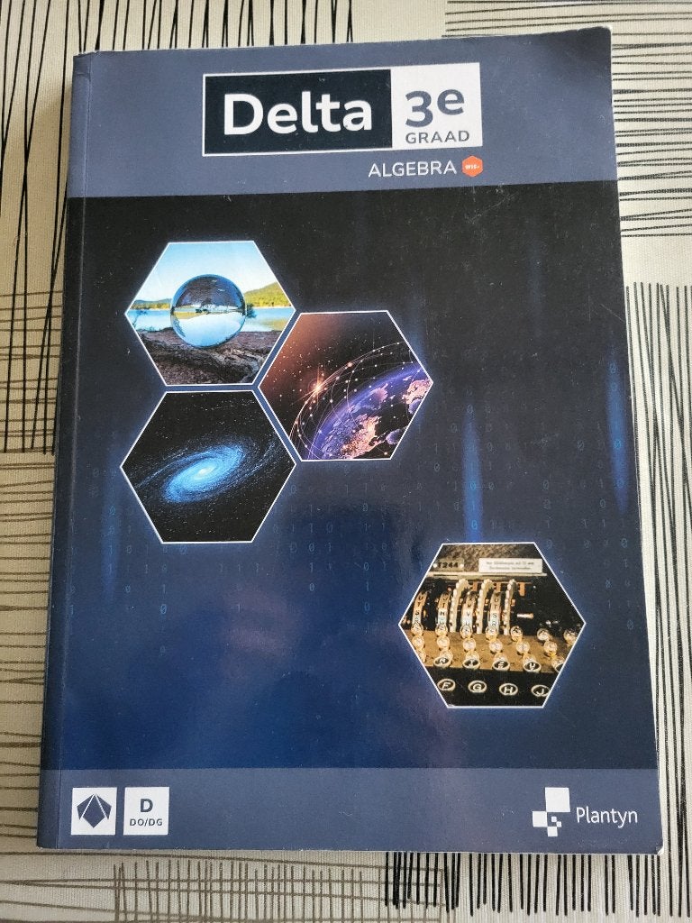 Delta 3e graad Algebra, Boeken, Schoolboeken, ASO, Wiskunde A, Plantyn, Ophalen of Verzenden