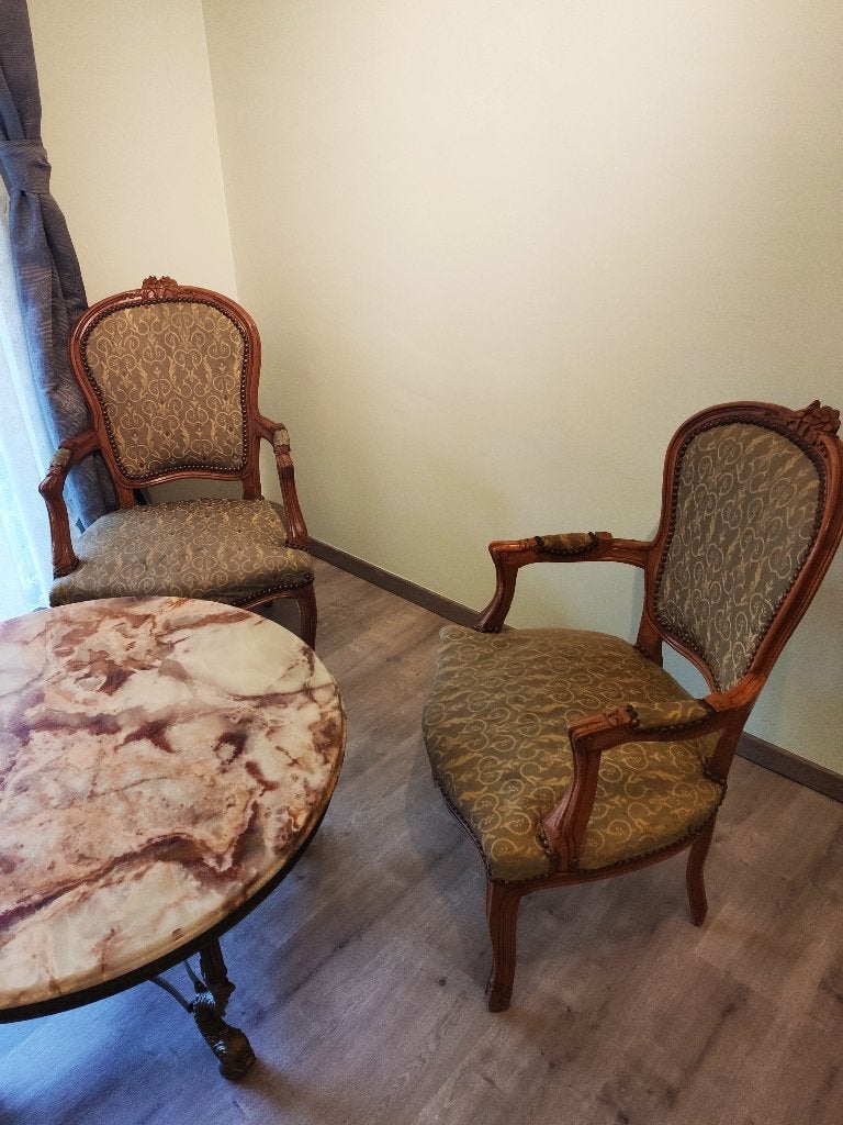 2 Fauteuils cabriolet style Louis XV – À rénover / Vintage, Enlèvement