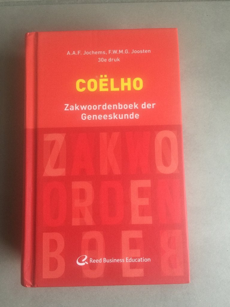 Coëlho : zakwoordenboek der geneeskunde, Ophalen of Verzenden