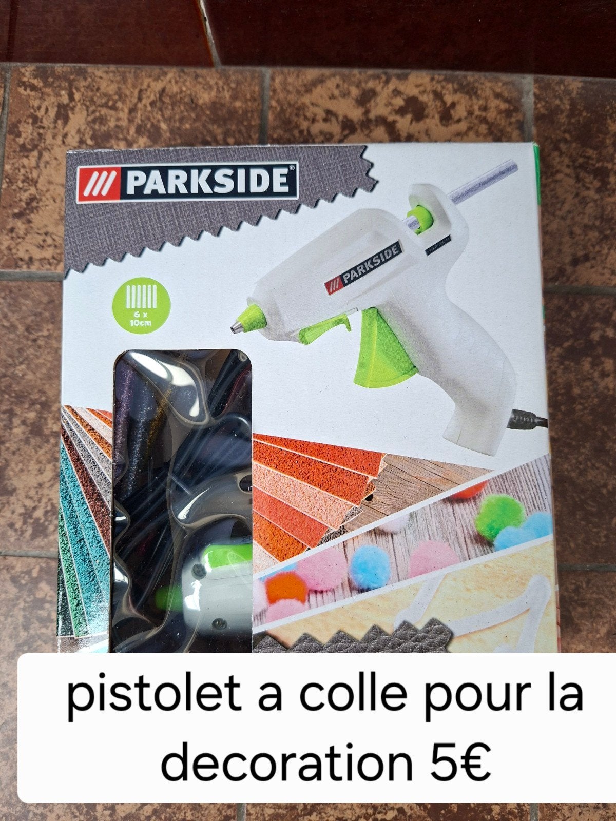 pistolet a colle, Enlèvement