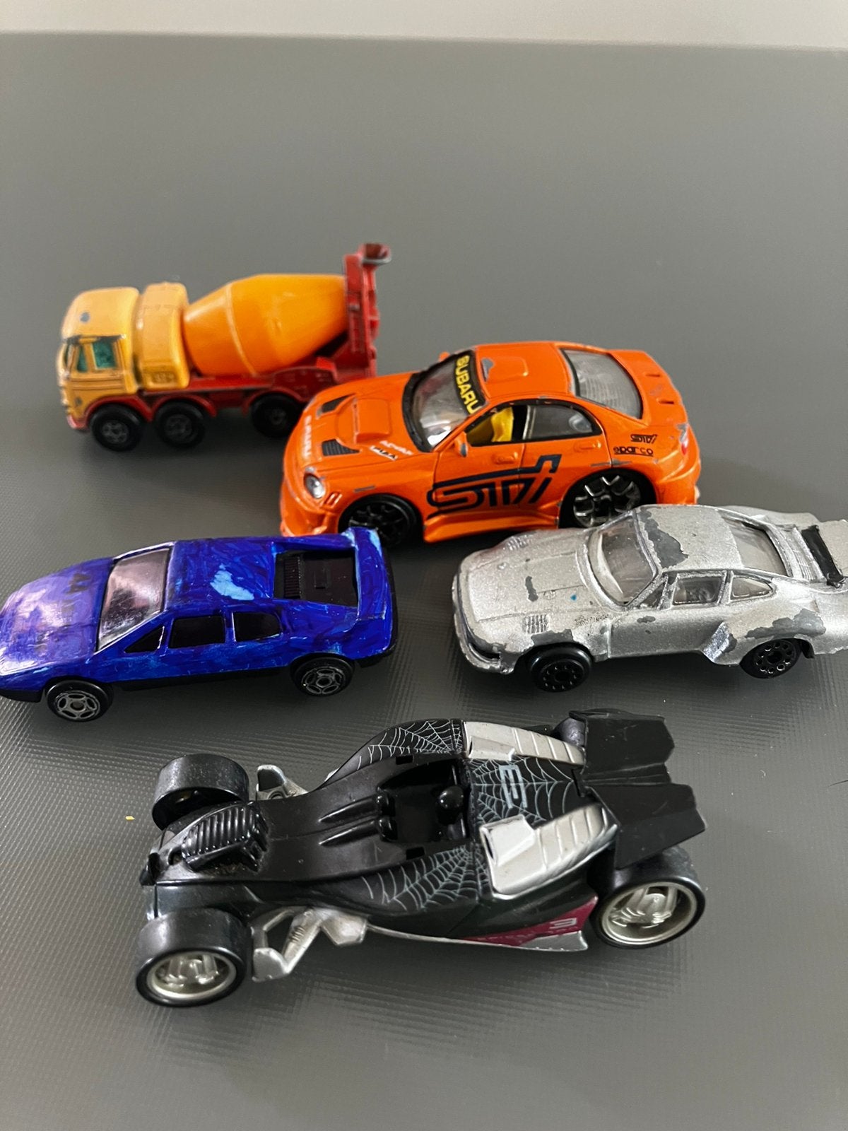 Lot 7 metalen autootjes, MATCHBOX, KENTOYS, MARVEL, …, Ophalen of Verzenden, Zo goed als nieuw