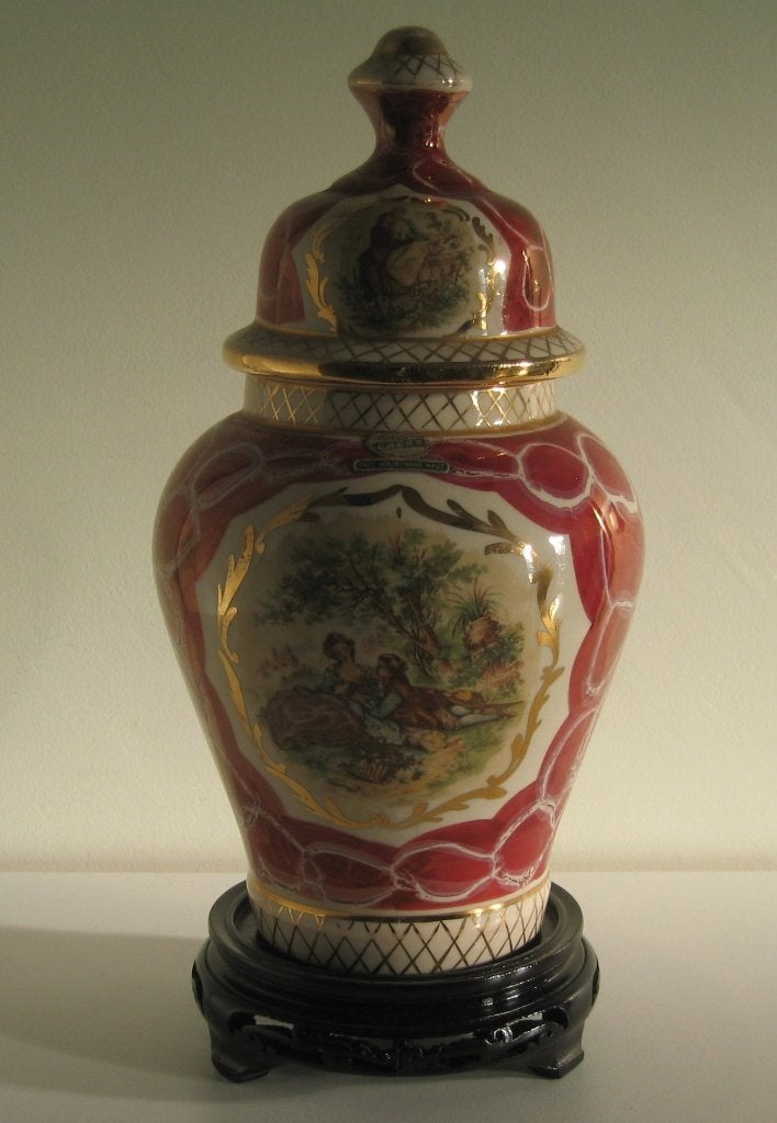 Vase et couvercle en porcelaine - 8106, Enlèvement