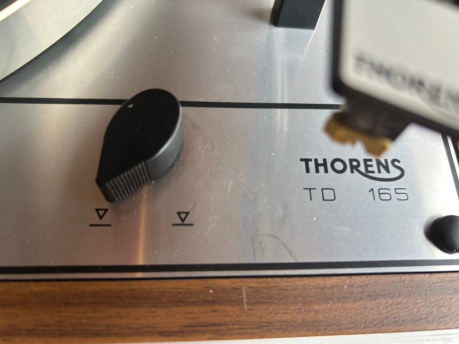 Thorens platenspeler TD 165, Ophalen, Gebruikt, Platenspeler, Thorens