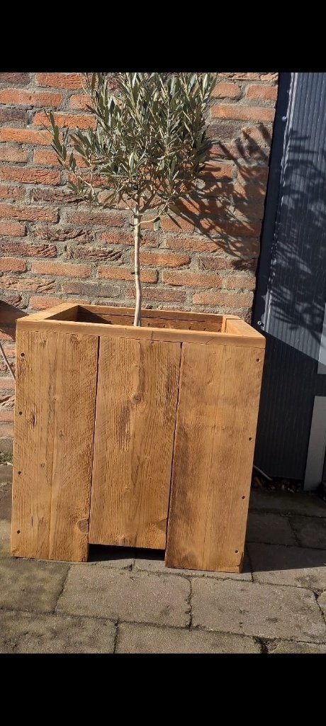 Plantenbak Thermowood -- natuurlijke elegantie 10%korting, Neuf, Enlèvement ou Envoi, Rijkevorsel, Bois