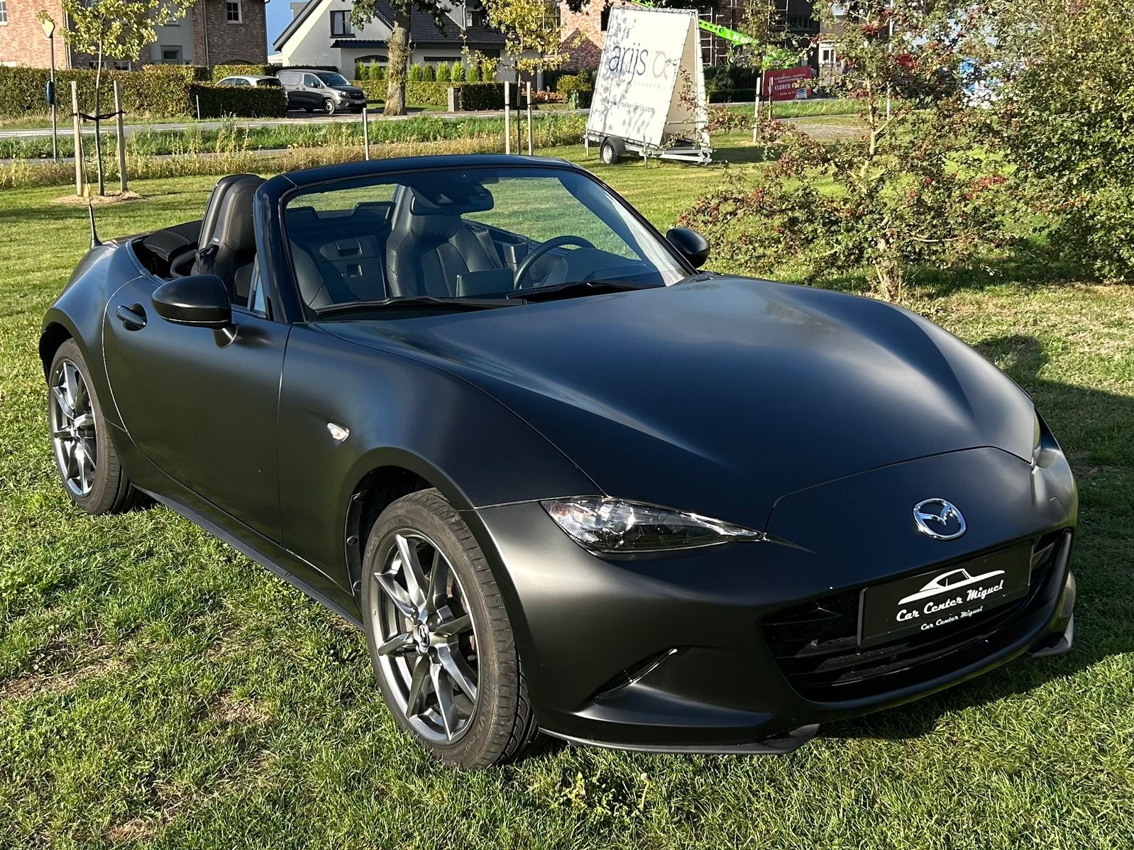 Mazda MX5 ND 2.0l, Auto's, Dealer onderhouden, 4 cilinders, Cabriolet, Zwart