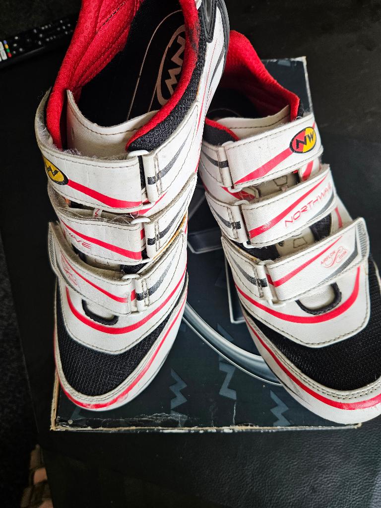 Koersschoenen heren maat 45, Fietsen en Brommers, Ophalen, Gebruikt, Heren, Schoenen