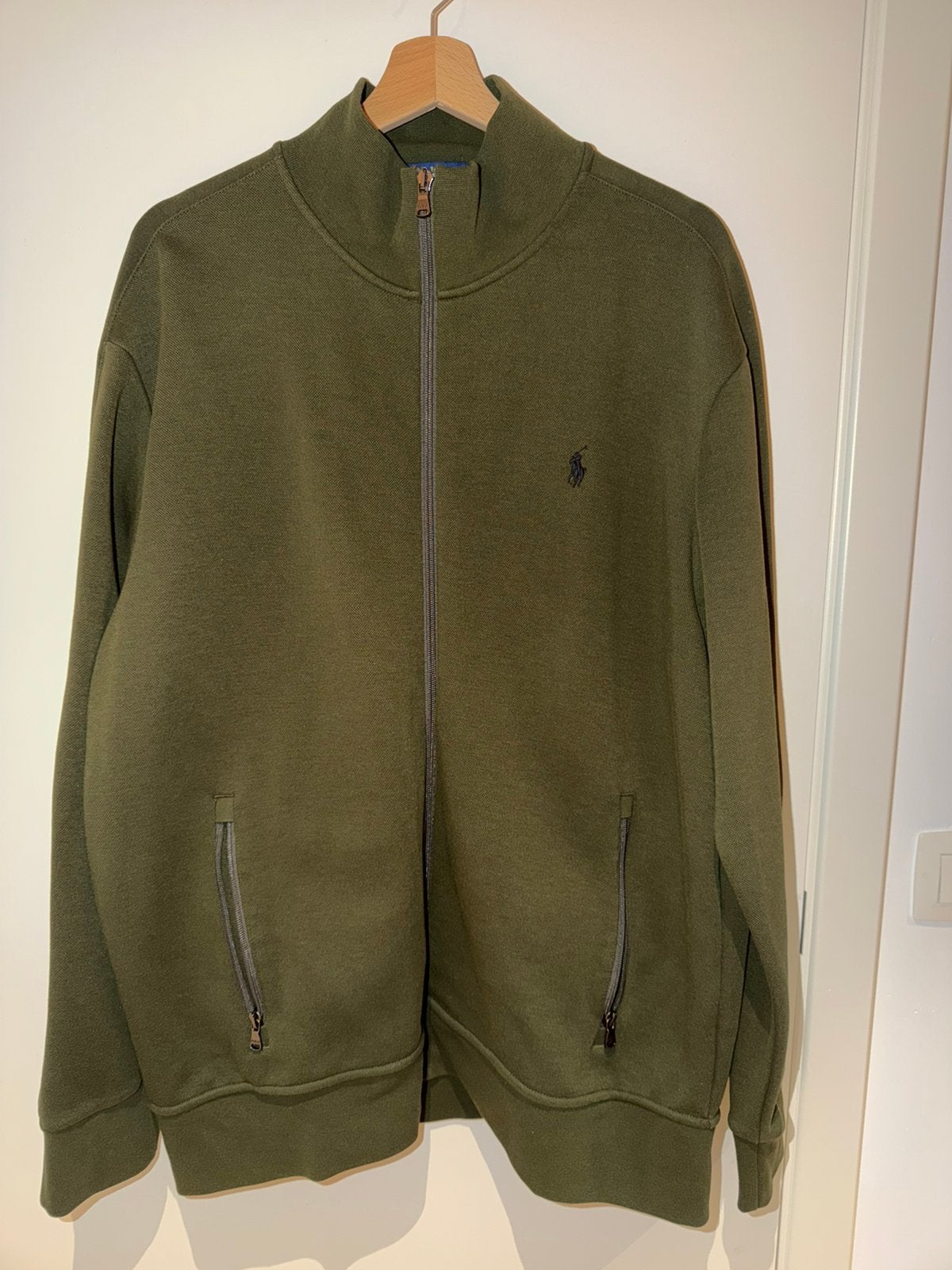 Ralph Lauren Polojack met ritssluiting, Kleding | Heren, Ophalen, Nieuw, Groen