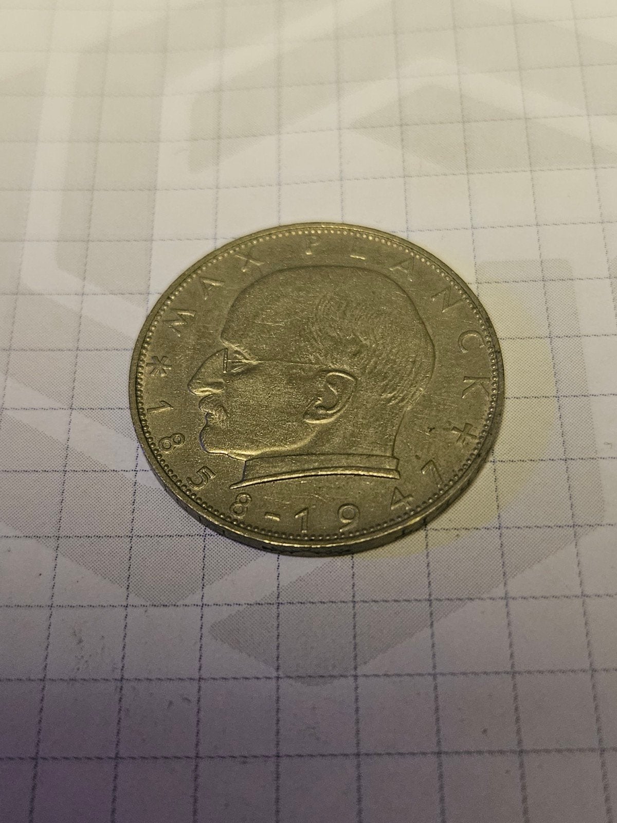 2 duitse mark 1959 F, Postzegels en Munten, Ophalen