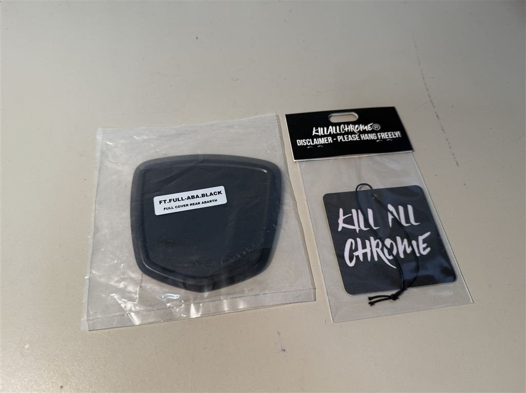 Achterembleemhoes Fiat - 500 - Abarth - 595 - Volledige embl, Ophalen of Verzenden, Nieuw