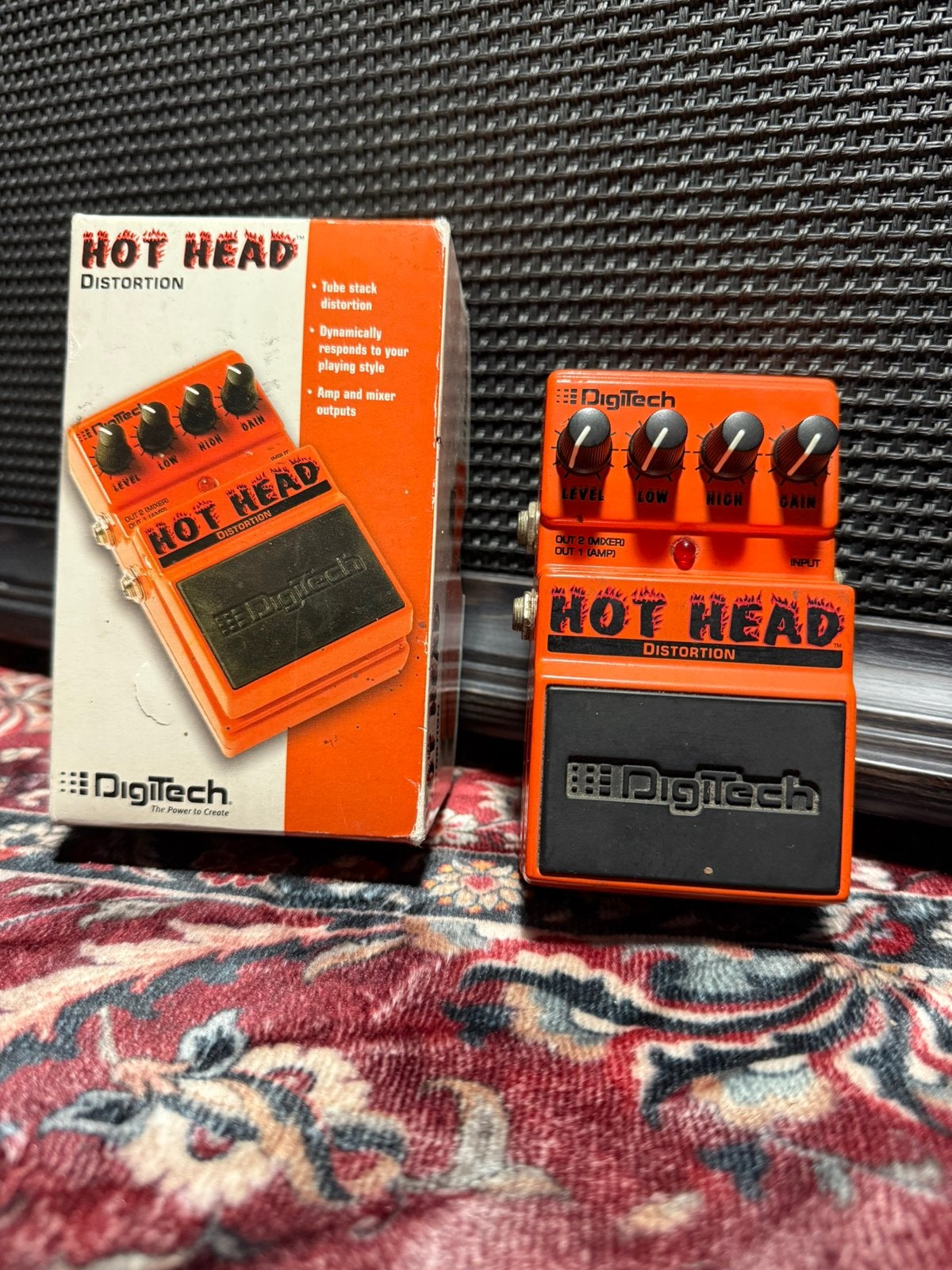 Distorsion DigiTech Hot Head — Rock et métal à gain élevé, Enlèvement ou Envoi, Comme neuf, Distortion, Overdrive ou Fuzz