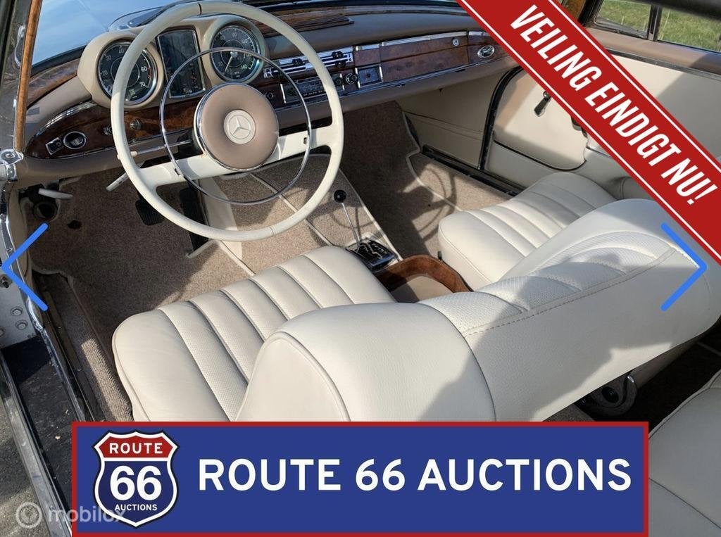 Mercedes-Benz 220 SEb Coupe | 1962 | Route 66 Auctions, Autos, Achat, Entreprise, Boîte manuelle, Autre carrosserie