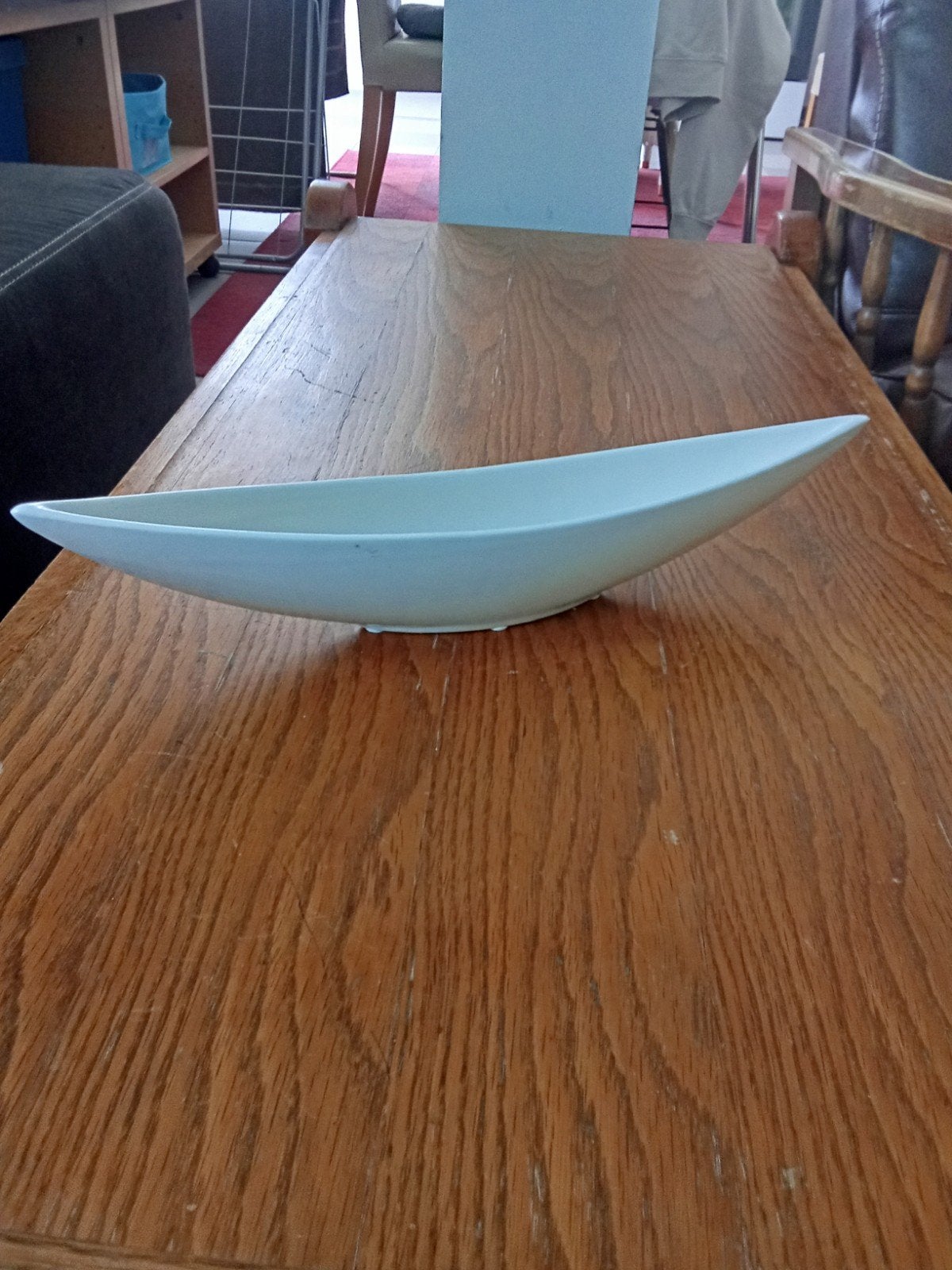 Petit plat en forme de bateau blanc, Sports nautiques & Bateaux, Enlèvement