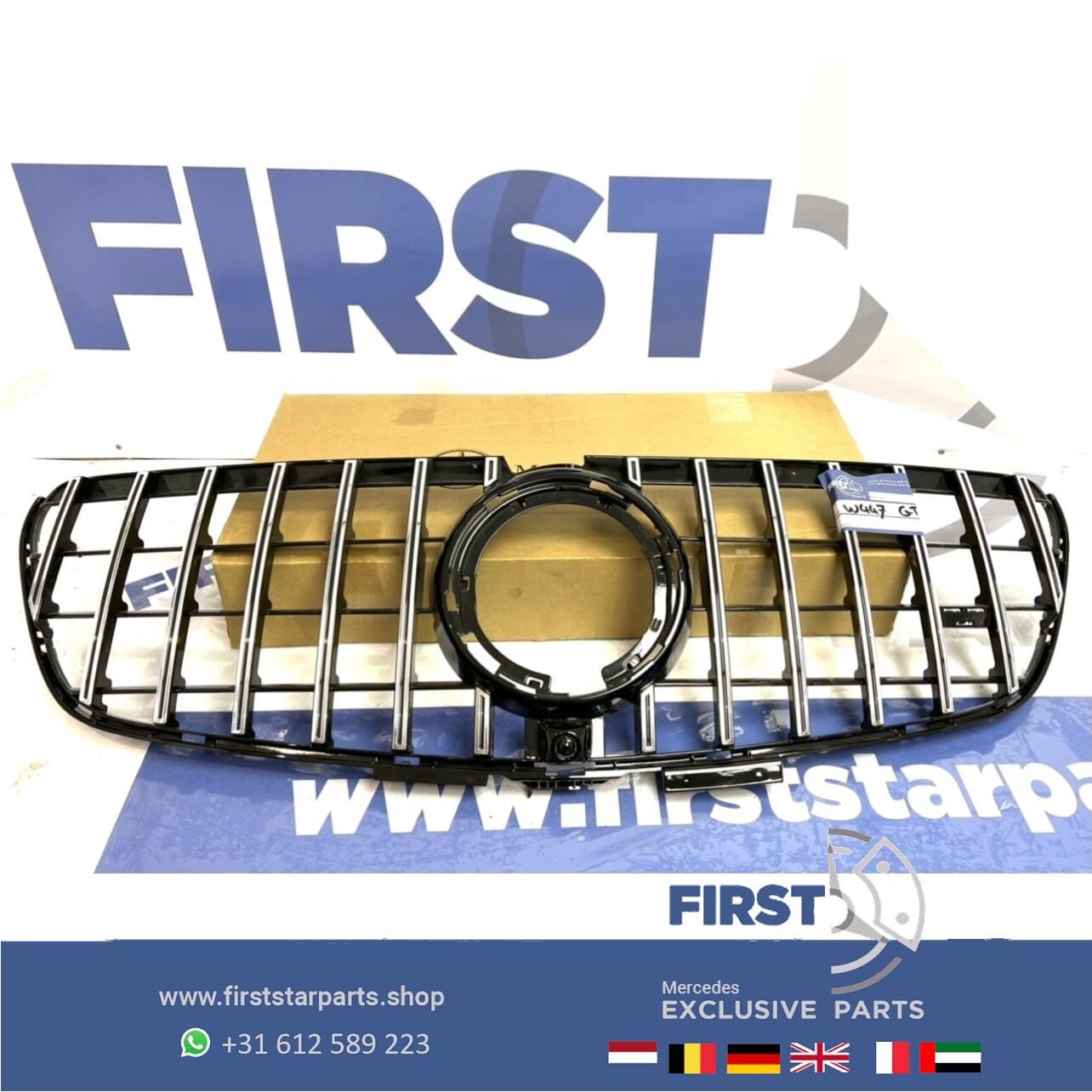 W447 V KLASSE 2020 GT AMG GRIL Mercedes VITO CHROOM PANAMERI, Auto-onderdelen, Gebruikt, -, Ophalen of Verzenden, -