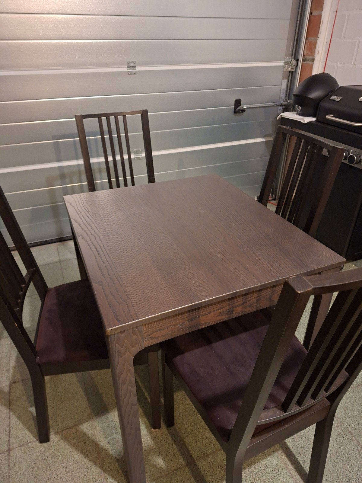 Tafel met 4 stoelen, Ophalen, 4 tot 6 stoelen
