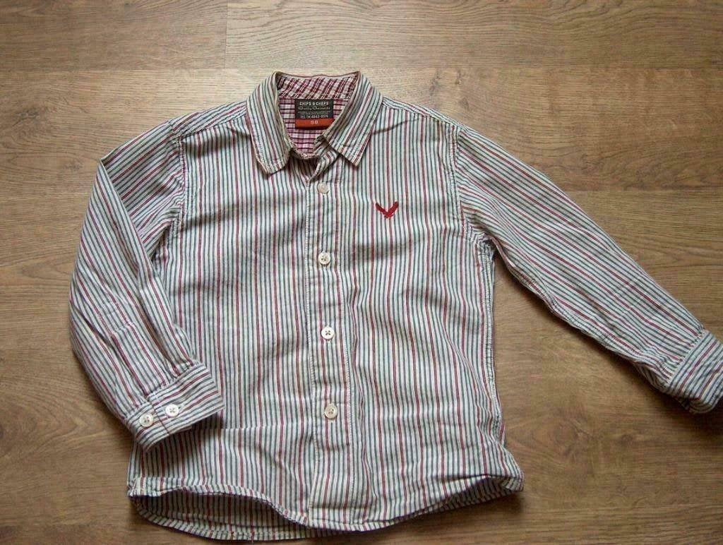 hemd chips en Cheps (C&A) maat 98, Kinderen en Baby's, Gebruikt, C&A, Overhemd of Blouse, Ophalen of Verzenden