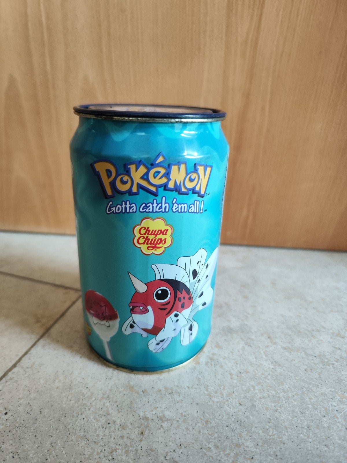 Pokemon water tinnen blik 2000, Enlèvement