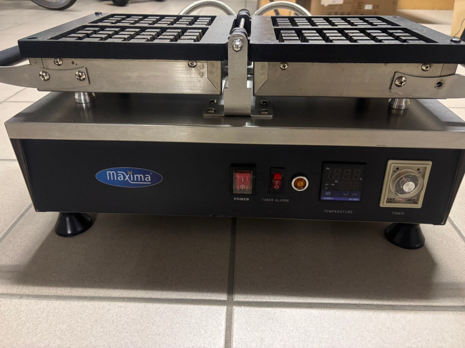 Luikse wafel machine te koop, Ophalen, Zo goed als nieuw