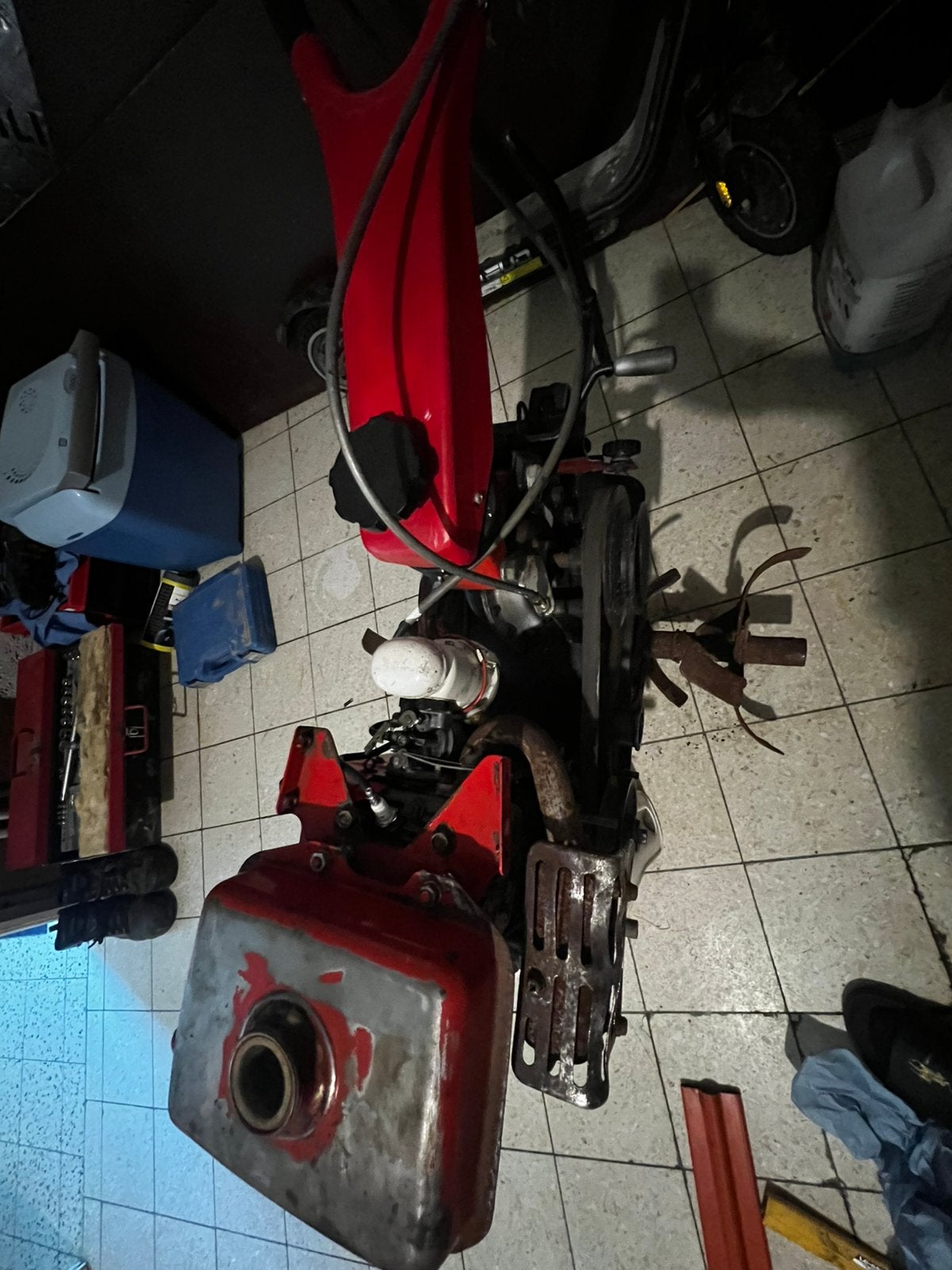 Motoculteur mametora, Enlèvement