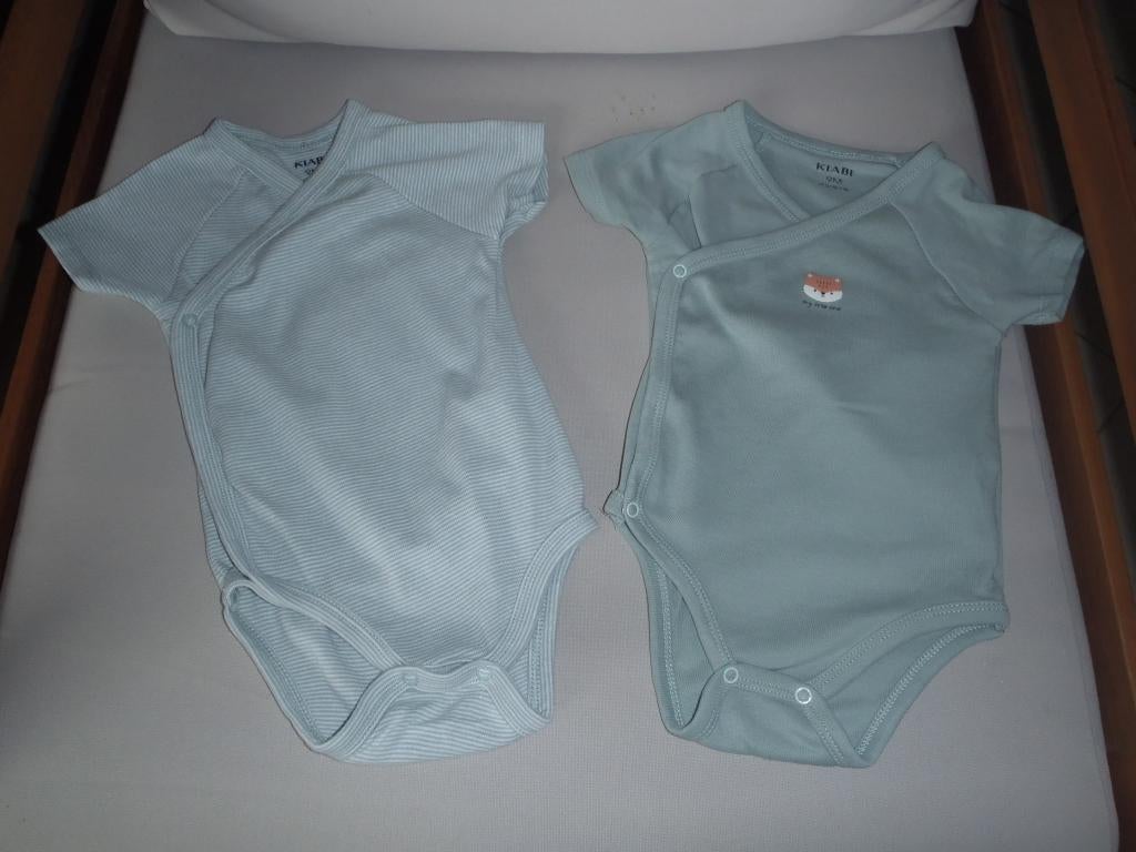 1 set van 3 rompers maat 68, Kinderen en Baby's, Babykleding | Maat 68, Ophalen of Verzenden, Zo goed als nieuw, Jongetje, Nacht- of Onderkleding