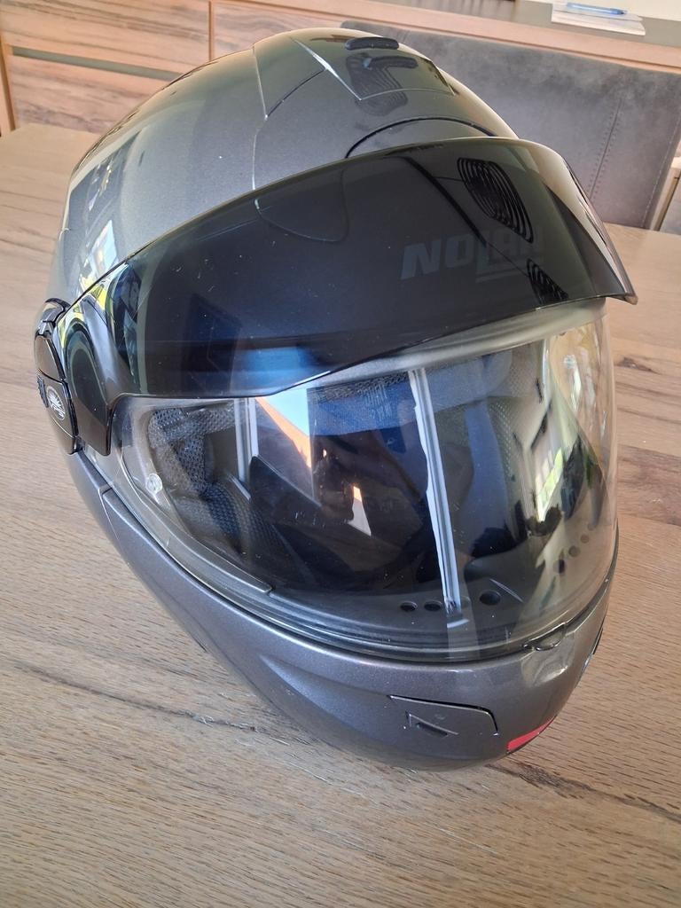 Motorhelm NOLAN systeemhelm nieuwstaat, Motoren, Kleding | Motorhelmen, Ophalen, L, Nolan