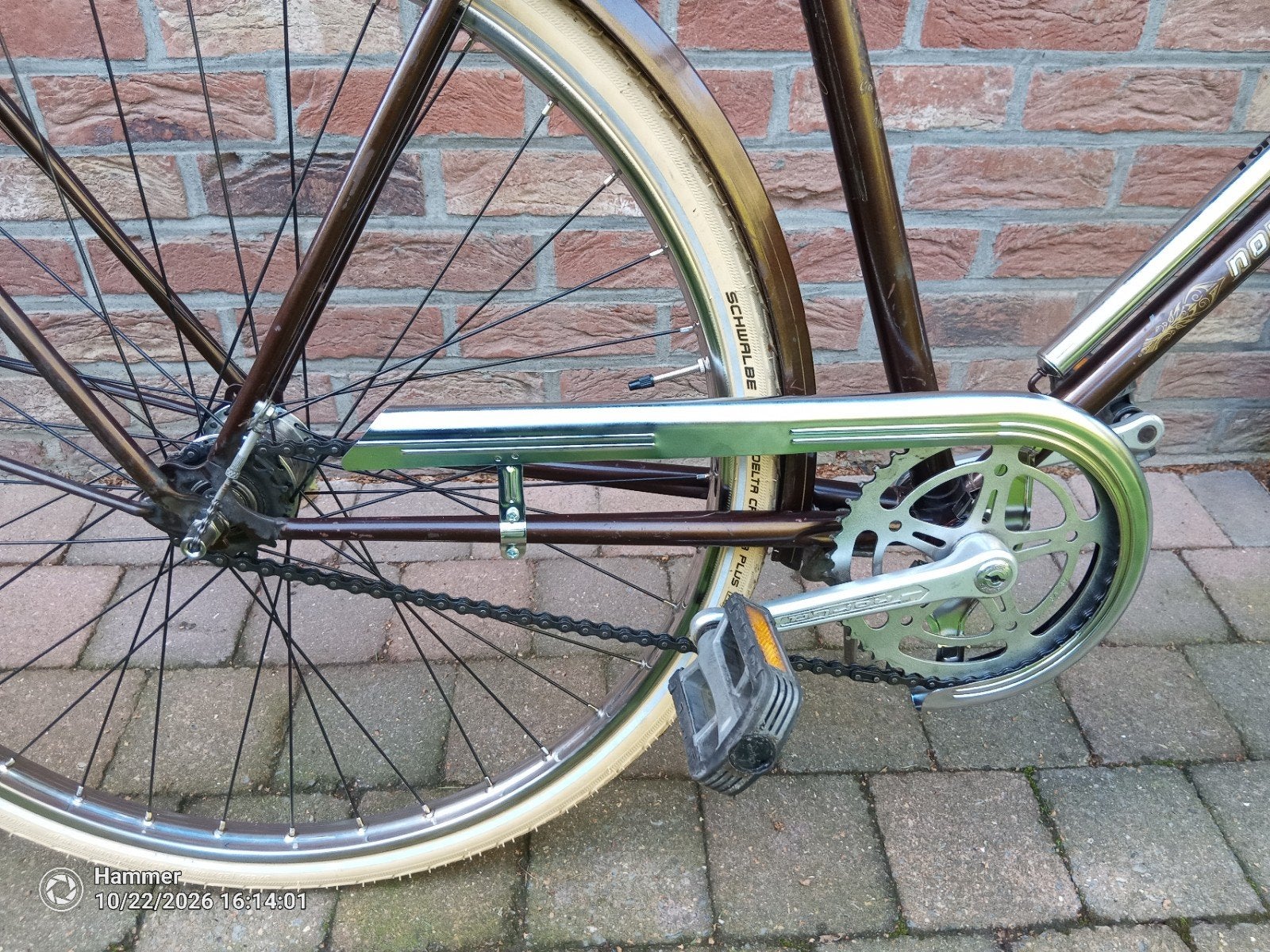 Volledig professionele gerestaureerde Norta herenfiets, Enlèvement