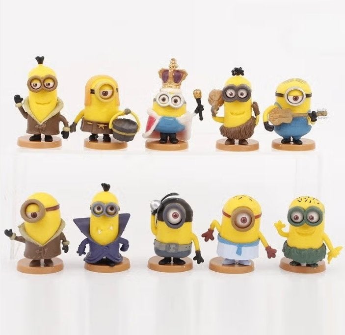 Minions collectors figuren set 10 stuks (6cm), Ophalen of Verzenden, Nieuw
