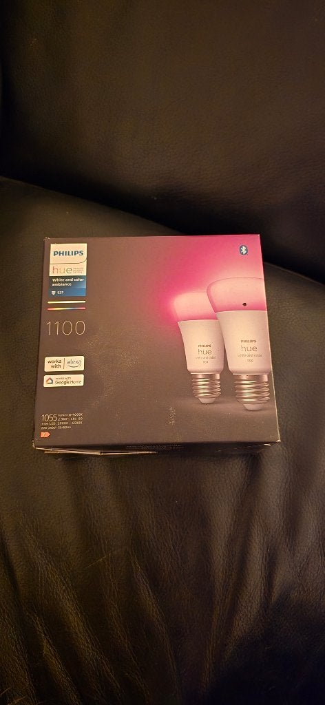 Philips Hue White and Color Ambiance E27 1100 lm – duopack, Philips, Meerkleurig, Gloeilamp, Bluetooth