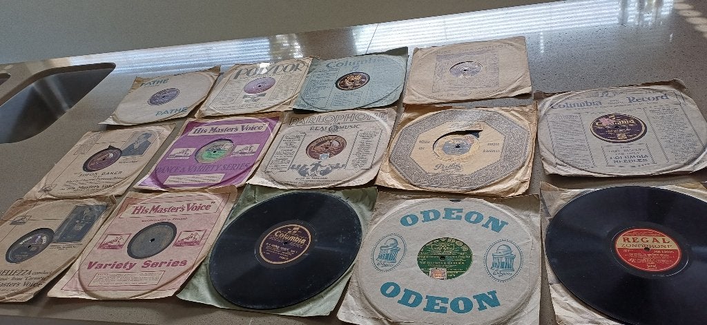 78 toeren grammofoon platen, Enlèvement, Comme neuf