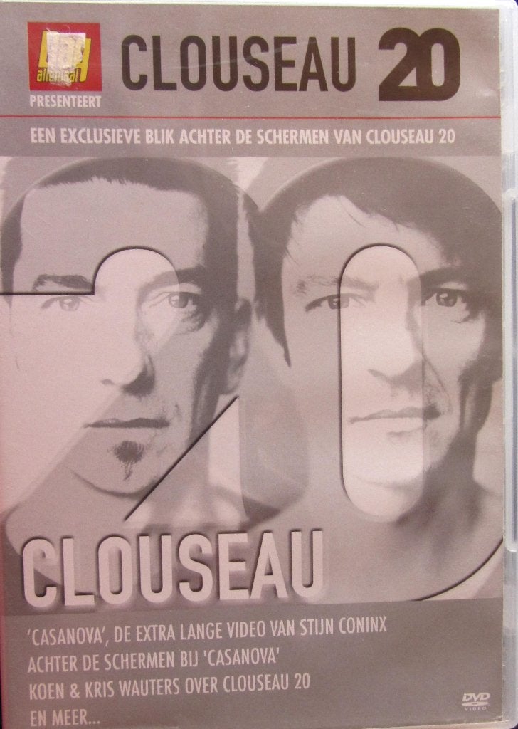 DVD MUZIEK - CLOUSEAU 20 ACHTER DE SCHERMEN, Enlèvement ou Envoi, Comme neuf, Néerlandais, Documentaire