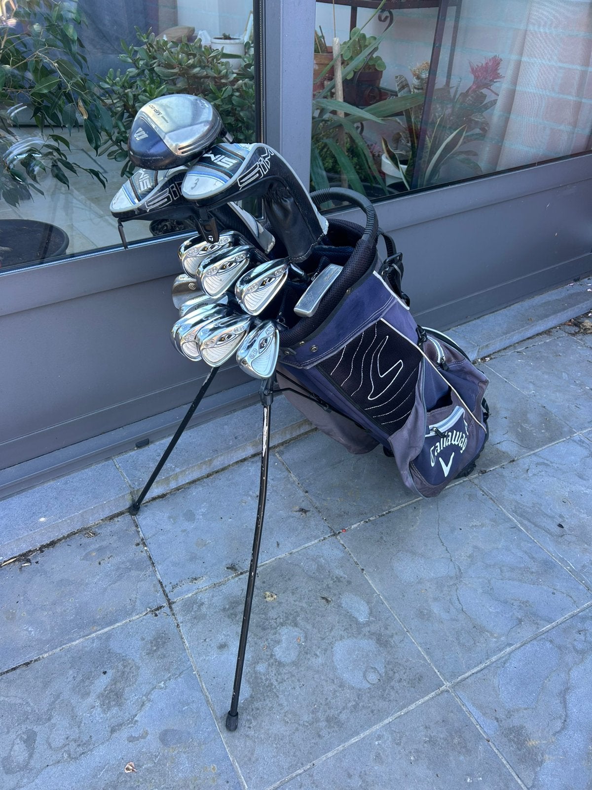 Complete Rechtshandige Golfset: TaylorMade, Mizino + reistas, Ophalen, Gebruikt, Tas, Callaway
