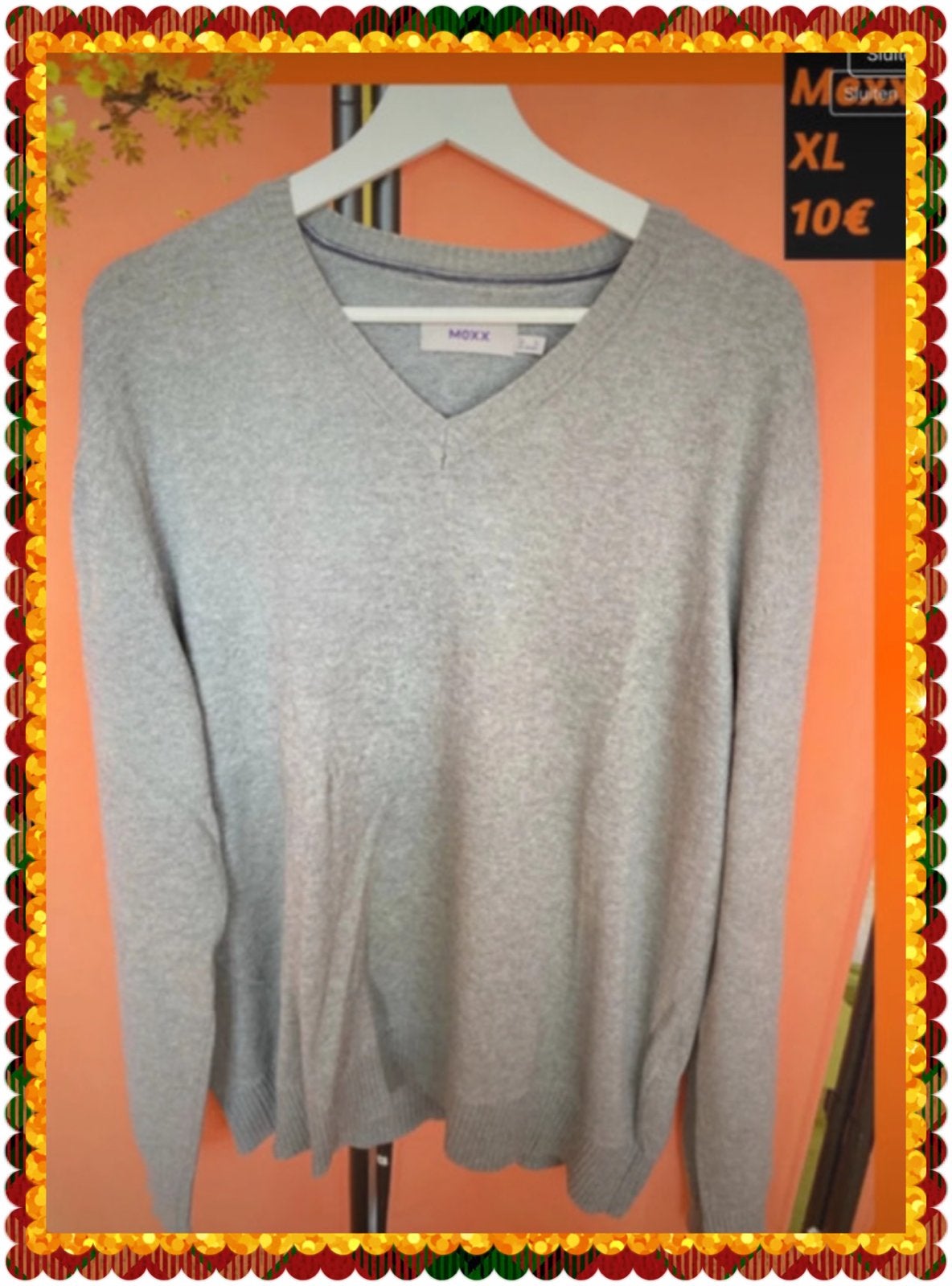 Trui heren XL. Mexx, Enlèvement ou Envoi, Comme neuf, Taille 56/58 (XL), Gris