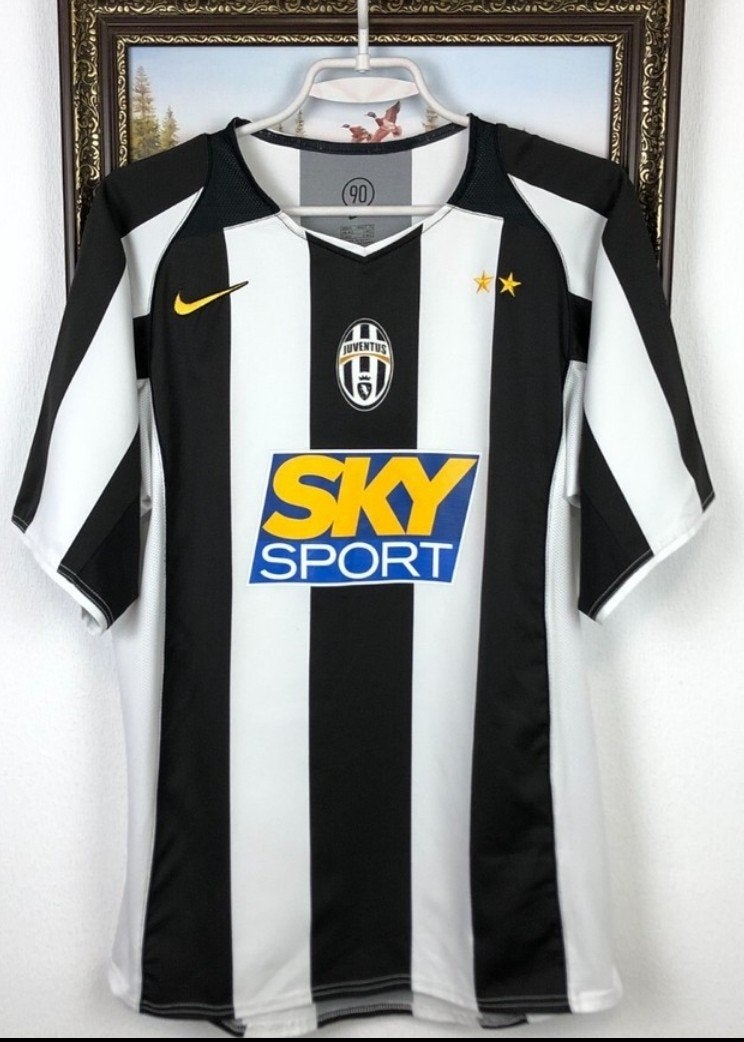 Juventus Delpiero Thuisshirt Orgineel Champions League 2004, Sport en Fitness, Voetbal, Verzenden