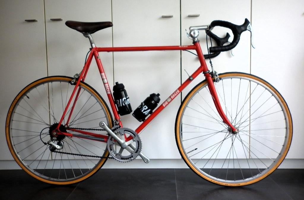 retro koersfiets Bio-Racer maat 58, Fietsen en Brommers, Fietsen | Racefietsen, Ophalen