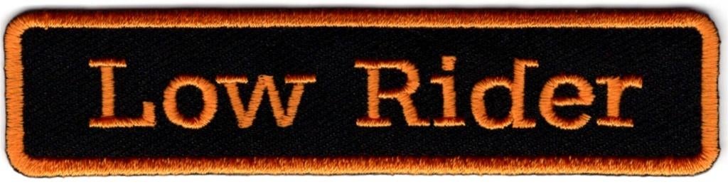 Harley Davidson Low Rider stoffen opstrijk patch embleem #1, Motoren, Verzenden, Nieuw