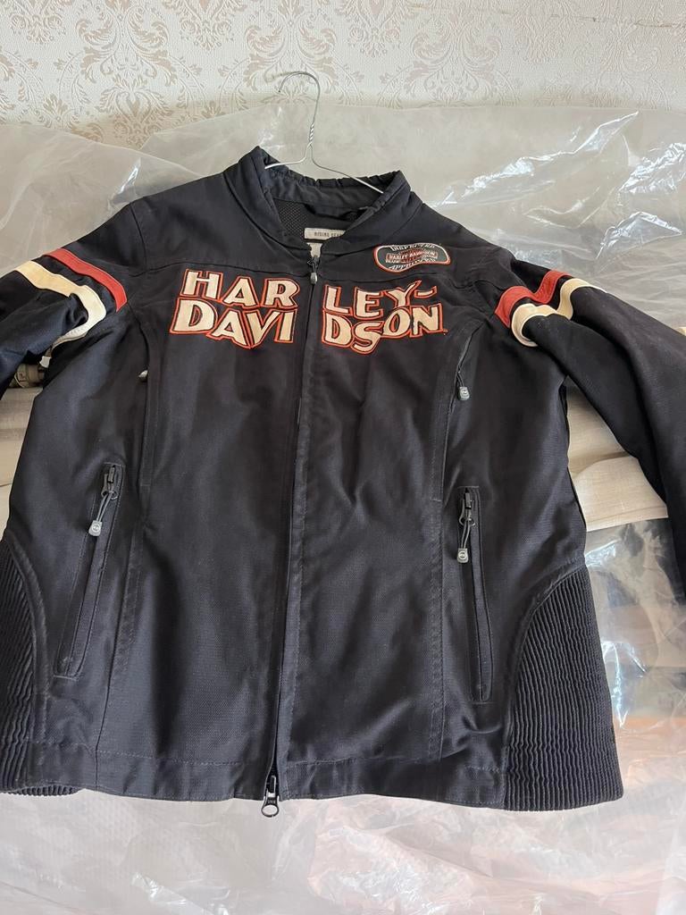 Harley davidson jassen, Kleding | Heren, Ophalen, Zo goed als nieuw, Overige maten, Zwart