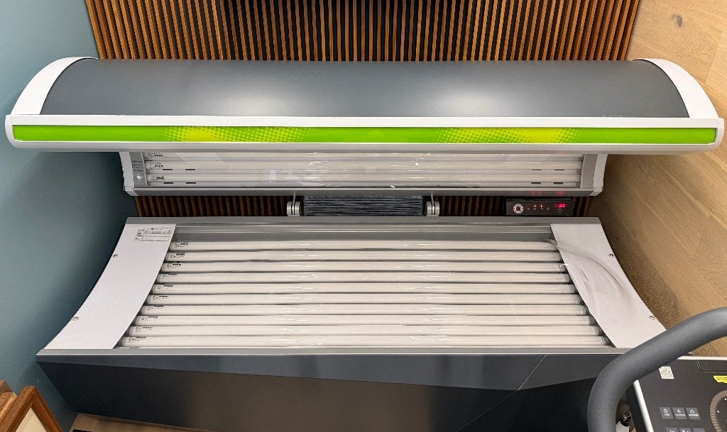 Professionele Zonnebank Soltron XXS-25 Super Power (nieuw), Elektronische apparatuur, Ophalen, Nieuw, Zonnebank dubbelzijdig, 15 lampen of meer