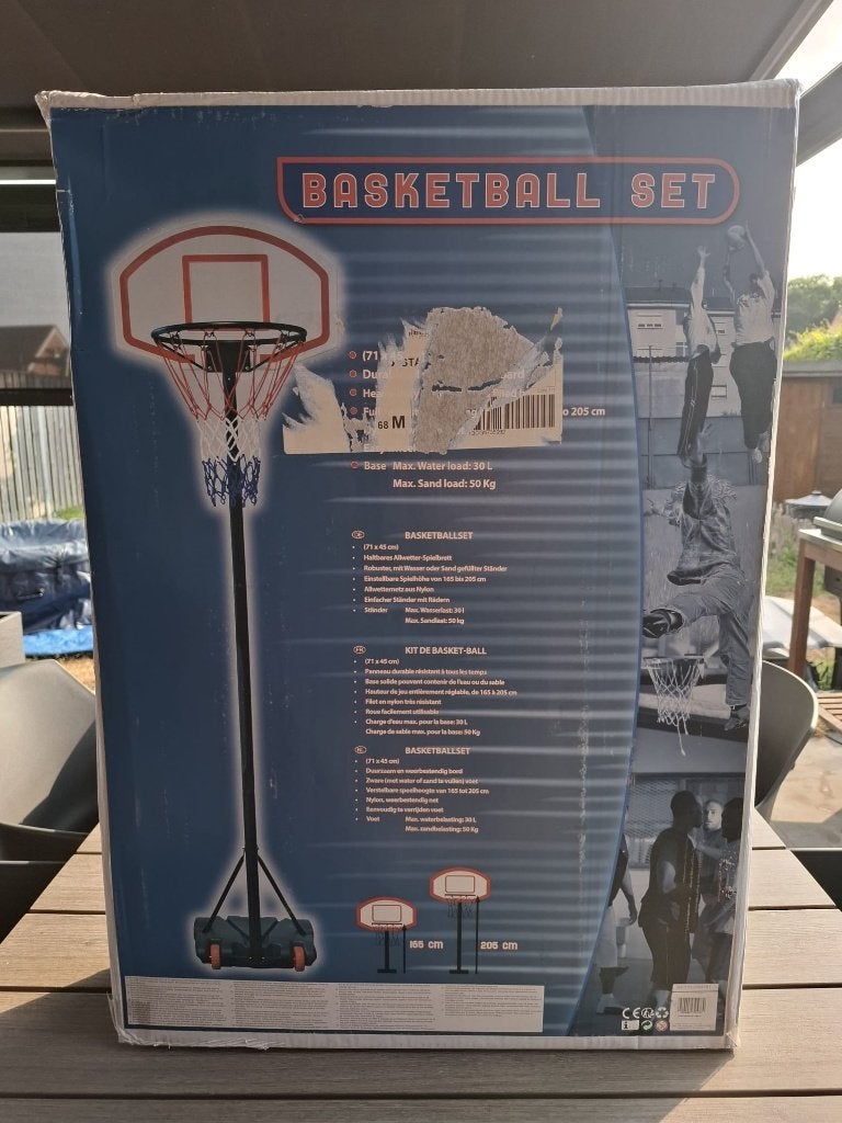 Basketbalkorf - Basketbalring, Sports & Fitness, Basket, Enlèvement, Neuf, Anneau, Panneau ou Poteau