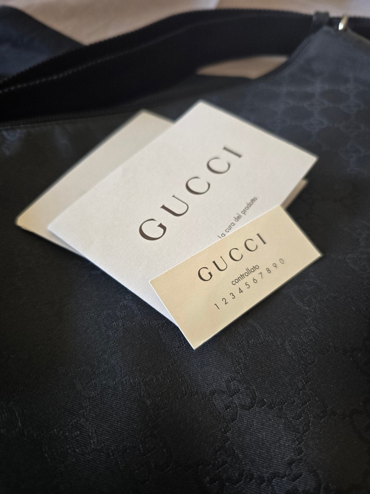 Gucci GG Canvas Flat Messenger Bag, Ophalen of Verzenden, Nieuw, Zwart, Handtas