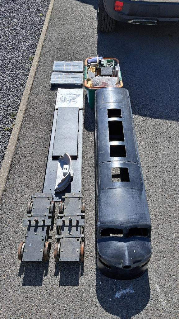 Train de jardin électrique F7, Enlèvement