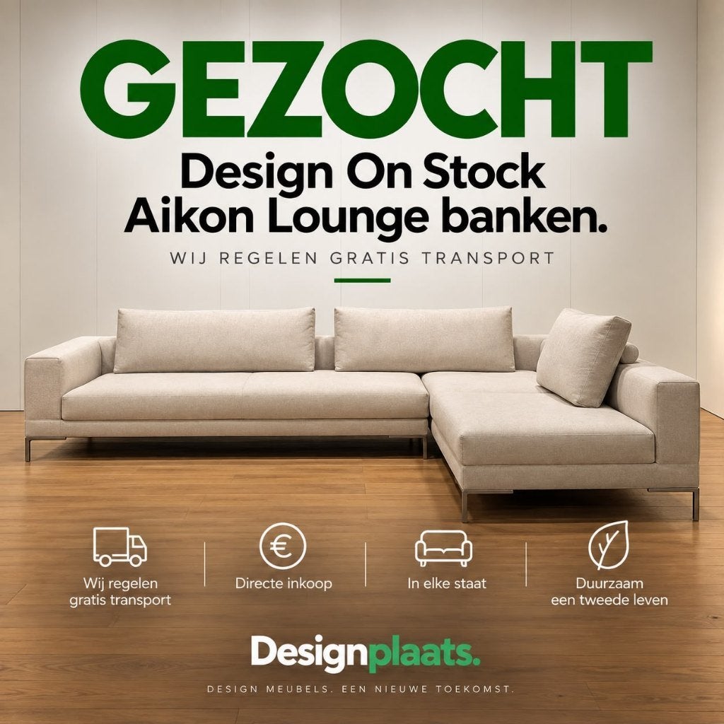 RECHERCHE: Design on Stock Aikon Lounge — Achat immédiat, Enlèvement ou Envoi, Banc d'angle, Design Bankstellen Design on Stock