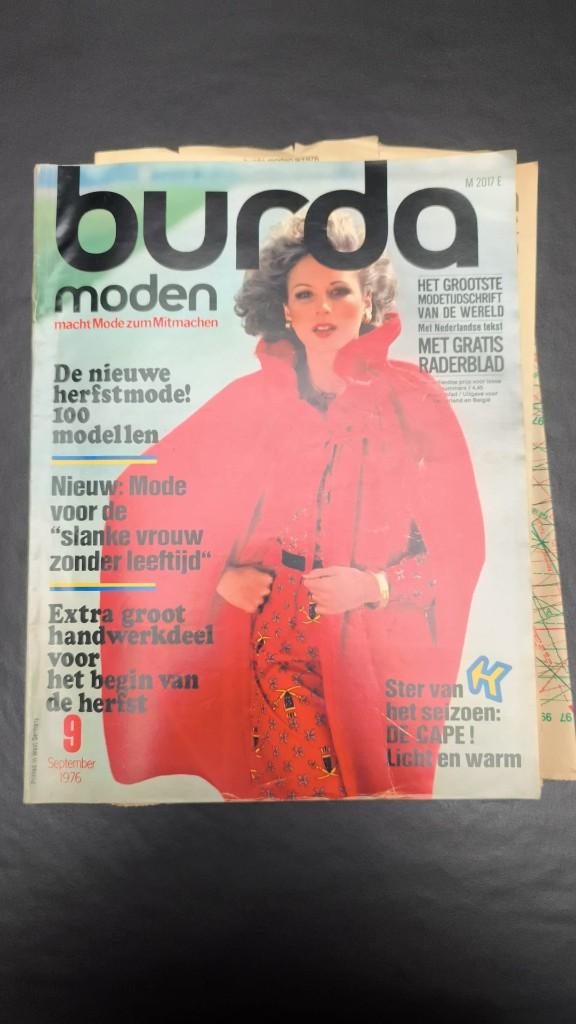 Burda september 1976, Ophalen, Gelezen, Damesbladen