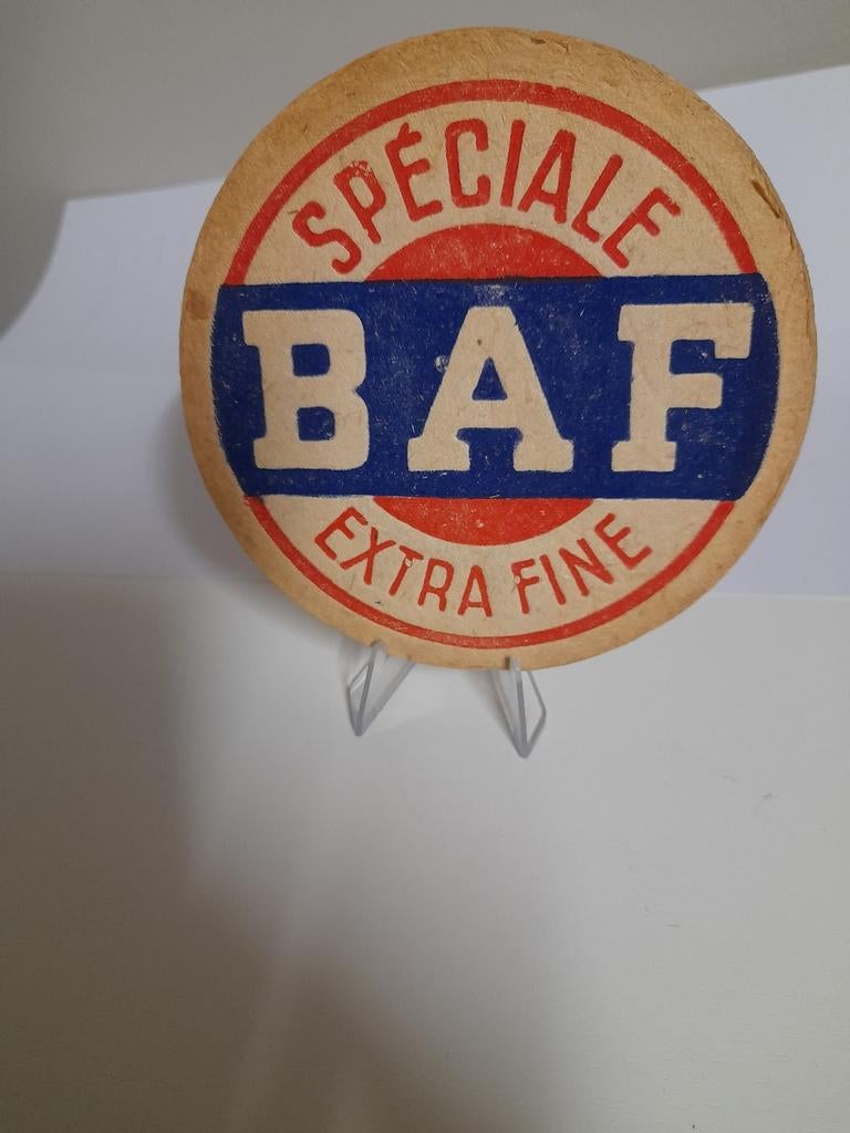 Oud bierviltje speciale baf extra fine dikte 5cm, Verzamelen, Biermerken, Ophalen of Verzenden