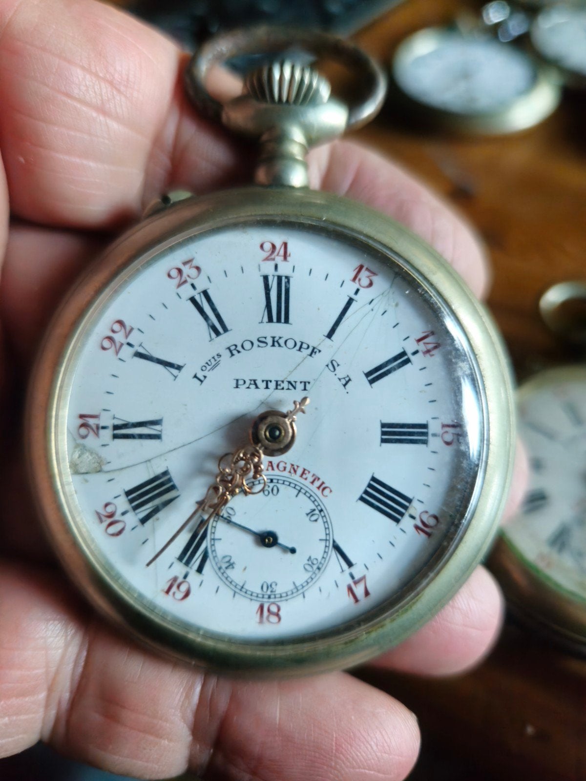 7 zakhorloges voor spoorwegen, Verzamelen, Overige Verzamelen, Ophalen of Verzenden
