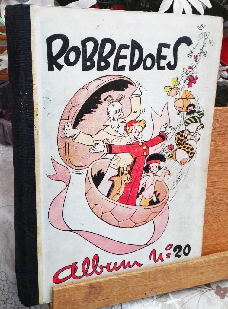 Robbedoes verzamelalbum nr 20     hardcover 1947, Boeken, Stripverhalen, Gelezen, Eén stripboek, Ophalen of Verzenden