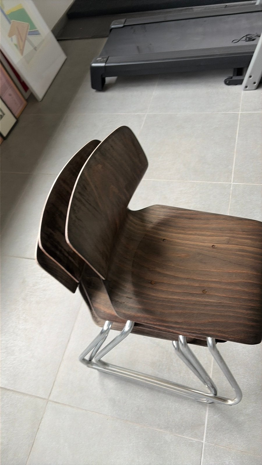 Flötotto vintage eetkamerstoelen, Huis en Inrichting, Ophalen, Gebruikt, Bruin, Vijf, Zes of meer stoelen