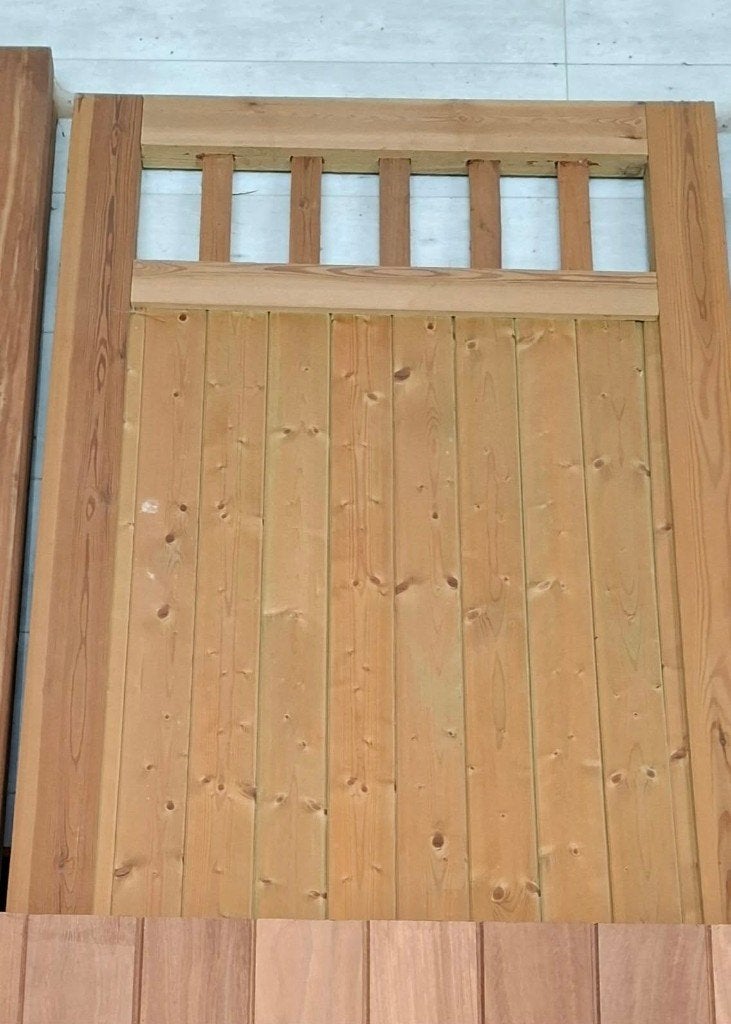 houten poorten, Portail battant, 100 à 150 cm, Utilisé, Bois