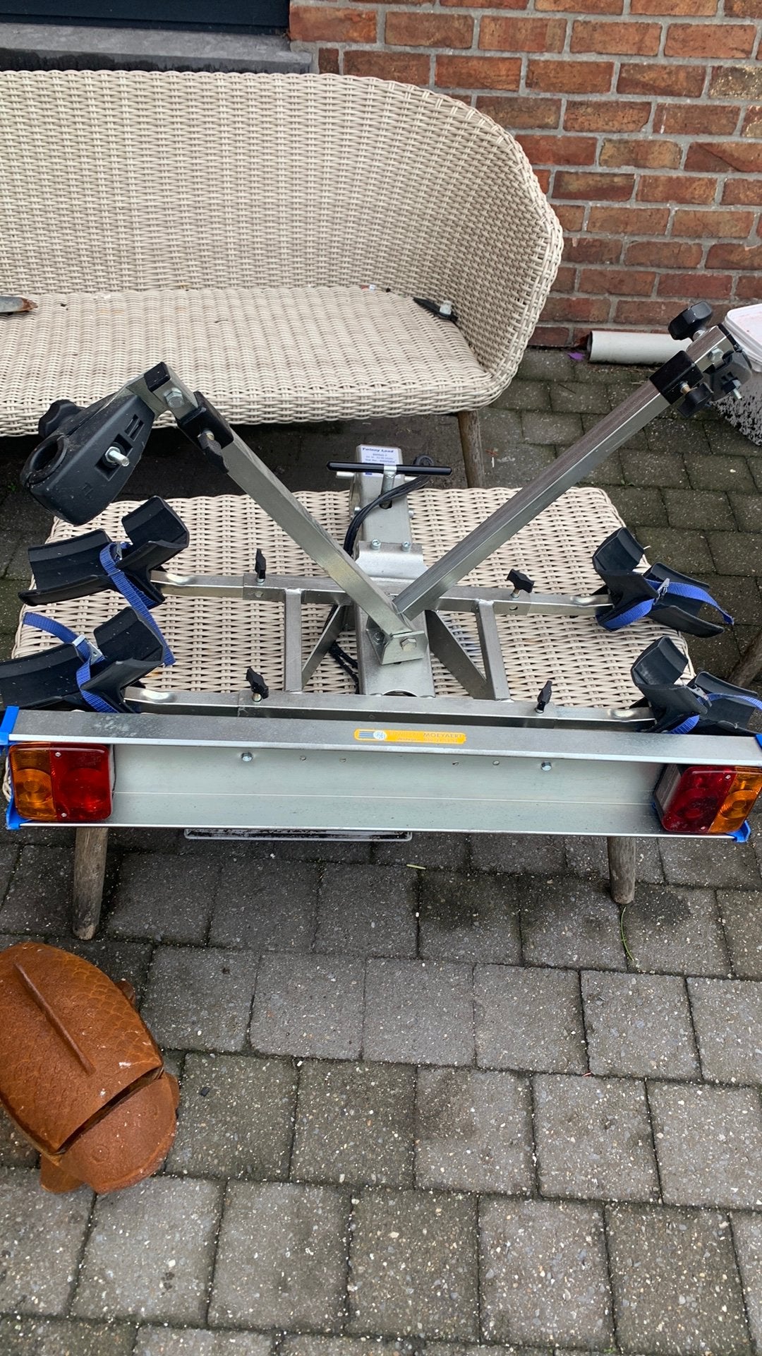 Fiets rek, Ophalen, Zo goed als nieuw