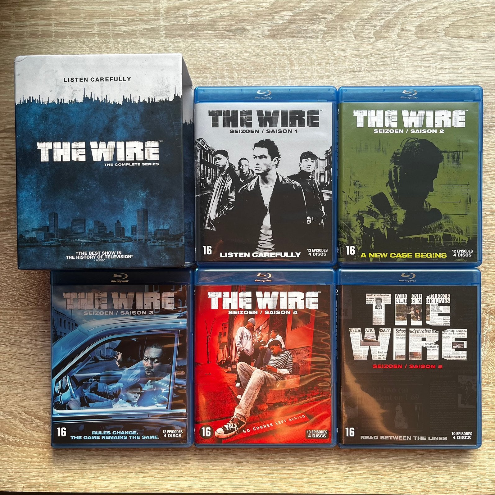 The Wire Complete Series Blu-ray Boxset, Ophalen of Verzenden, Zo goed als nieuw, Boxset
